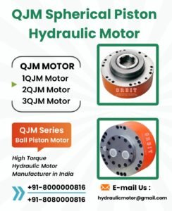 QJM Spherical Piston Hydraulic Motor Manufacturer in Ahmedabad Mumbai Pune Chennai Bangalore Hyderabad Delhi Nashik Kolkata Nagpur Coimbatore India